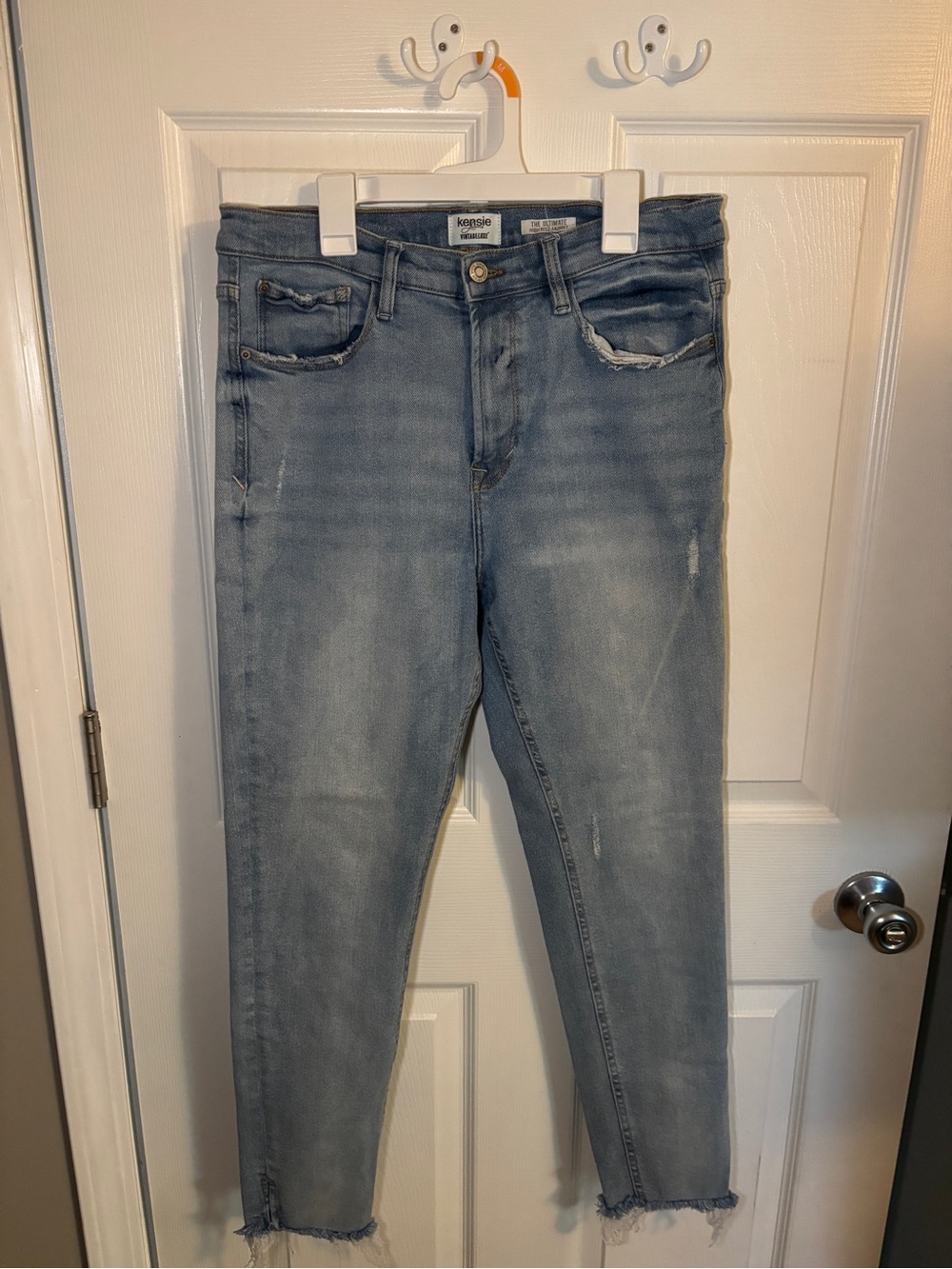 Kensie Light Blue High-Rise Skinny Jeans